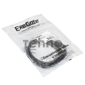 Удлинитель звуковой ExeGate EX-CCA-423-1.5 (3.5mm Jack M/3.5mm Jack F, 1,5м, позолоченные контакты)