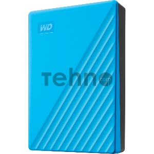 Накопитель Portable HDD 5TB WD My Passport (Blue), USB 3.2 Gen1, 107x75x19mm, 210g /12 мес./