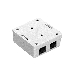 Розетка внешняя двойная ExeGate SM2-RJ45-C6 RJ-45 кат.6 UTP Krone/110, фото 4