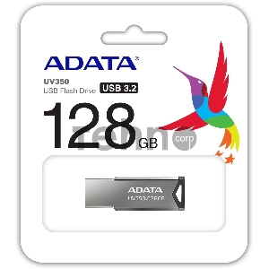 Флеш Диск A-Data 128Gb UV350 AUV350-128G-RBK USB3.0 серебристый Флеш Диск A-Data 128Gb UV350 AUV350-128G-RBK USB3.0 серебристый
