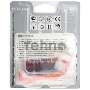 Картридж струйный Cactus CS-CLI426M пурпурный для Canon MG5140 5240 6140 8140 MX884 (8,2ml)