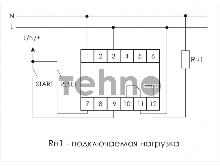 Реле времени PCS-516 (многофункц. (вход: START/RESET) 230В 8А 1перекл. IP20 монтаж на DIN-рейке)(аналог РВО-1М) F&F EA02.001.013