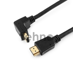 Кабель HDMI Gembird/Cablexpert CC-HDMI490-15, 4.5м, v1.4, 19M/19M, углов. разъем, черный, позол.разъемы, экран, пакет Кабель HDMI Gembird/Cablexpert CC-HDMI490-15, 4.5м, v1.4, 19M/19M, углов. разъем, черный, позол.разъемы, экран, пакет
