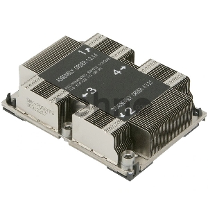 Радиатор 1U Passive CPU HS for X11 Purley, Narrow Retention Mechanism