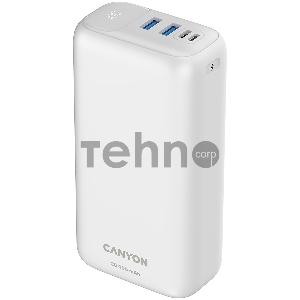 Мобильный аккумулятор CANYON PB - 301, Power bank 30000mAh Li-poly battery, Input Micro: DC5V/2A, 9V/2A Input Type c PD ： DC5V/3A, 9V/2A， Output Type C  PD:5V/3A,9V/2.2A,12V/1.5AOutput USB A1+USBA 2 : 5V3A,5V/4.5A,4.5V/5A,9V2A,12V1.5A,22.5W quick charging
