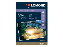 Фотобумага Lomond 1106301 A4/260г/м2/20л./белый полуглянцевое для струйной печати
