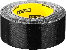 Армированная лента, STAYER Professional 12086-50-50, универсальная, влагостойкая, 48мм х 45м, черная