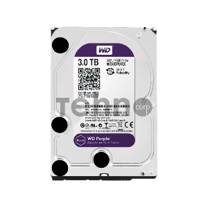 Жесткий диск WD Original SATA-III 3Tb WD30PURX Video Purple (5400rpm) 64Mb 3.5