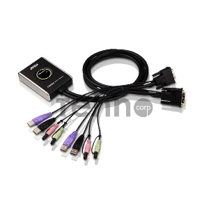 Переключатель ATEN CS682(-AT) 2-х-портовый USB 2.0 DVI KVM KVM-переключатель