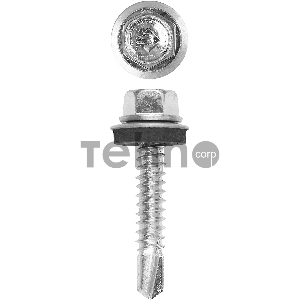 Саморезы СКМ кровельные, 38 х 6.3 мм, 1 000 шт, для металлических конструкций, ЗУБР Профессионал