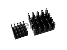 Набор радиаторов ACD Black Aluminum Heat Sink set (14*14*7mm + 9*9*5mm) RA027 for Raspberry Pi 3