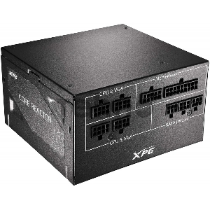 Блок питания XPG COREREACTOR650G-BLACKCOLOR (модульный 650 Вт, PCIe-4шт, ATX v2.31, Active PFC, 120mm Fan, 80 Plus Gold)