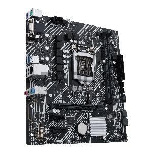 Материнская плата ASUS PRIME H510M-E, LGA1200, H510, 2*DDR4, D-Sub + HDMI, SATA3, Audio, Gb LAN, USB 3.2*4, USB 2.0*6, COM*1 header (w/o cable), mATX ; 90MB17E0-M0EAY0