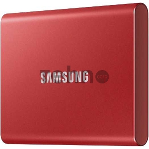 Твердотельный накопитель Samsung SSD 2TB T7 Touch, USB Type-C, R/W 1000/1050MB/s, Red