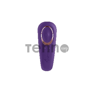 Многофункциональный стимулятор для пар Satisfyer Double Classic (Partner Toy), силикон, фиолетовый, 18,5 см.